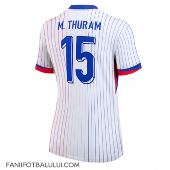 Franța Marcus Thuram #15 Echipament de Fotbal Replică European 2024 Femei Deplasare